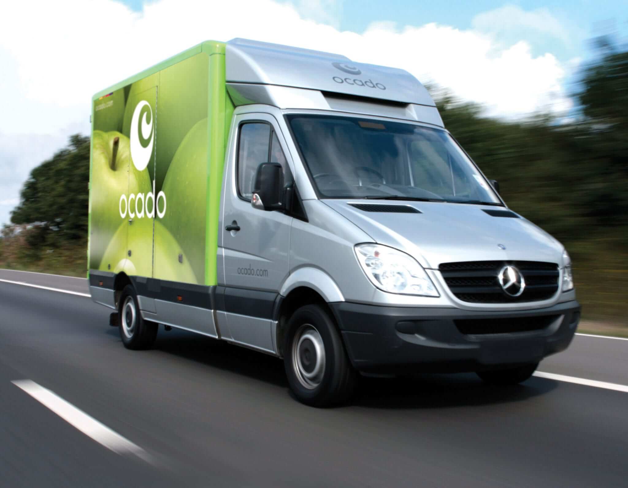 An Ocado delivery being unpacked