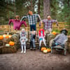 Halloween family photo area at Landmark Spookfest