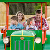 Family tractor ride at Lightwater Valley