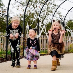 Children enjoying Haunted Half Term at Blenheim Palace