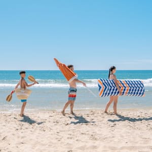 Family beach holiday with Eurocamp