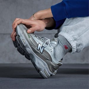 New Balance trainers close-up
