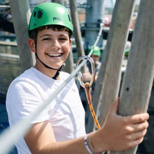 High ropes adventure at Out of Bounds