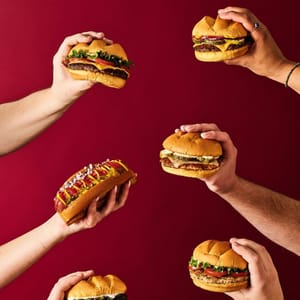 Burgers and hot dog