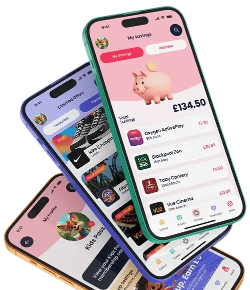 Decorative splash screen on a phone