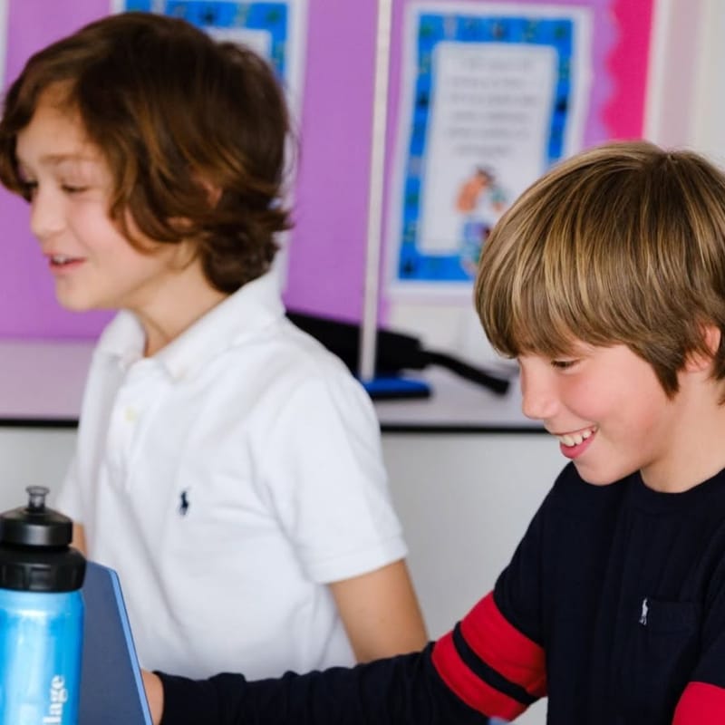 Children coding together at Blueshift Education