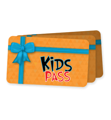 Kids Pass gift card on its own