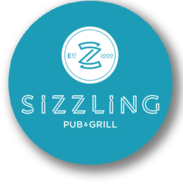 sizzling pubs badge logo