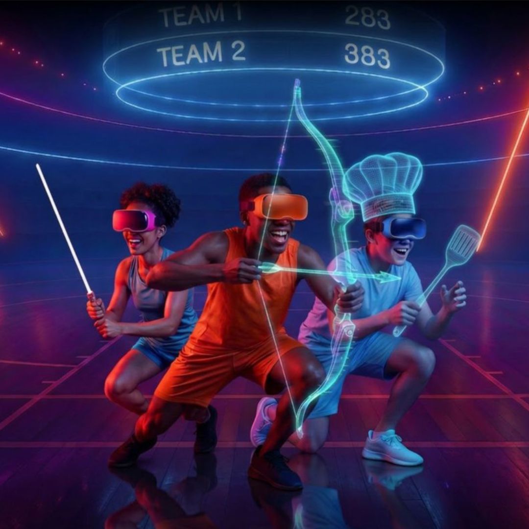 Active Reality immersive VR gaming experience