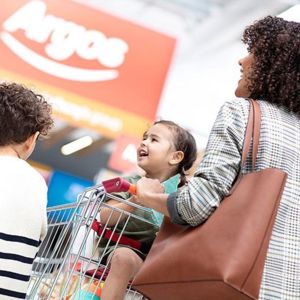 Family Shopping at Argos Store
