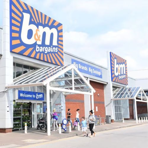 B&M Store Entrance – Shop Home and Family Essentials