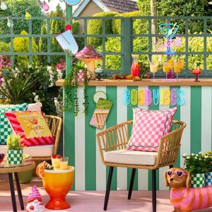 B&M Garden Furniture and Colourful Outdoor Accessories