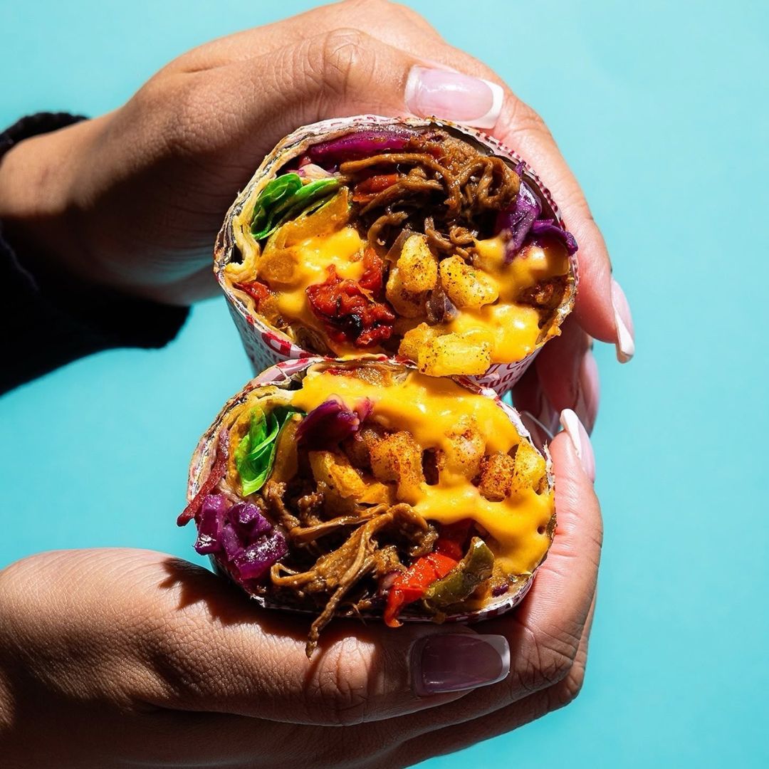 Cheesy Barburrito wrap