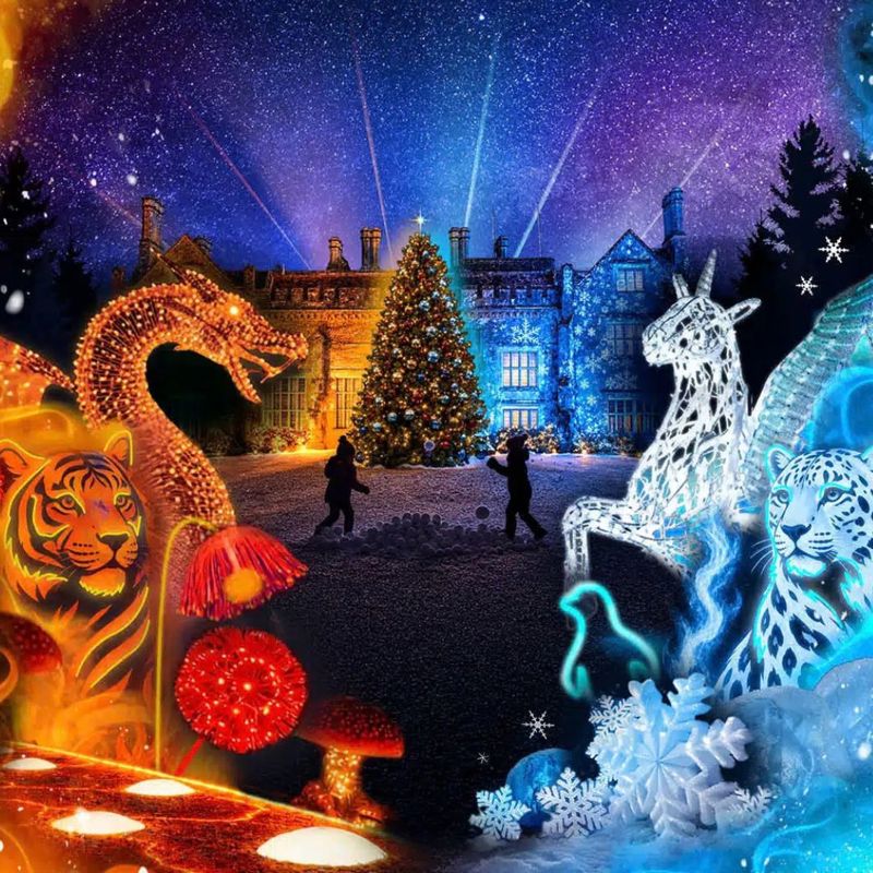 Fire & Ice illuminated trail at Marwell