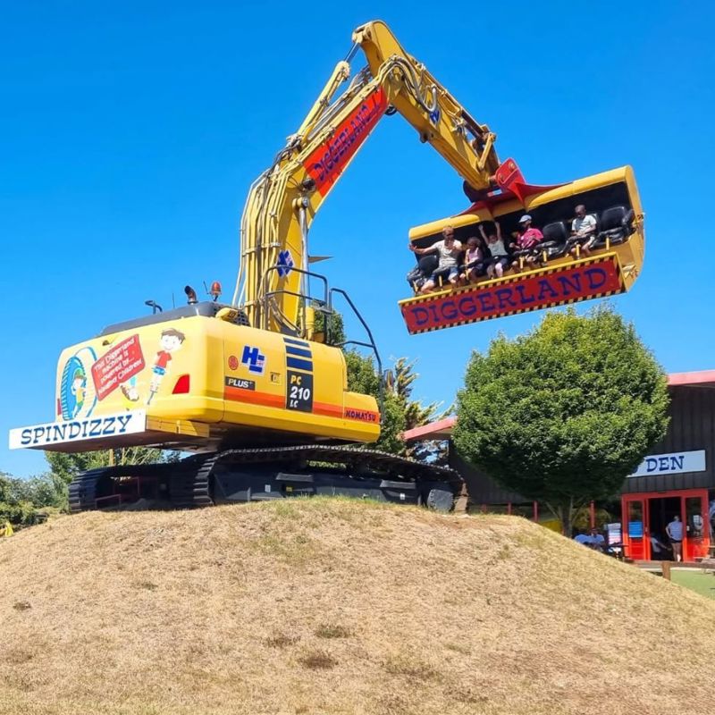 Spindizzy ride at Diggerland