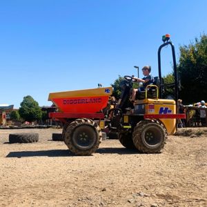 Diggerland dumper truck attraction