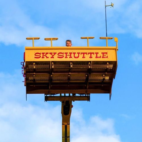 Skyshuttle ride at Diggerland