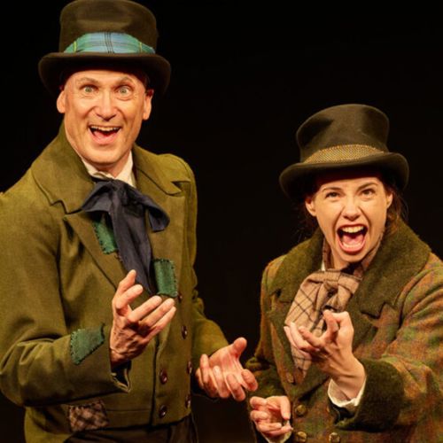 Horrible Histories Barmy Britain cast on stage