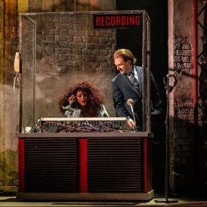 Recording studio scene in I’m Every Woman Musical