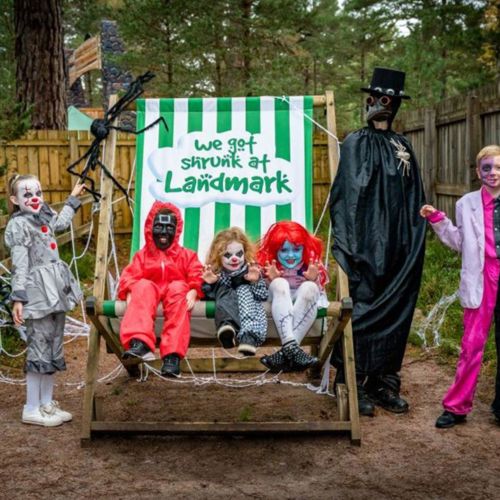 Spookfest characters at Landmark Forest Adventure Park