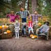 Halloween family photo area at Landmark Spookfest