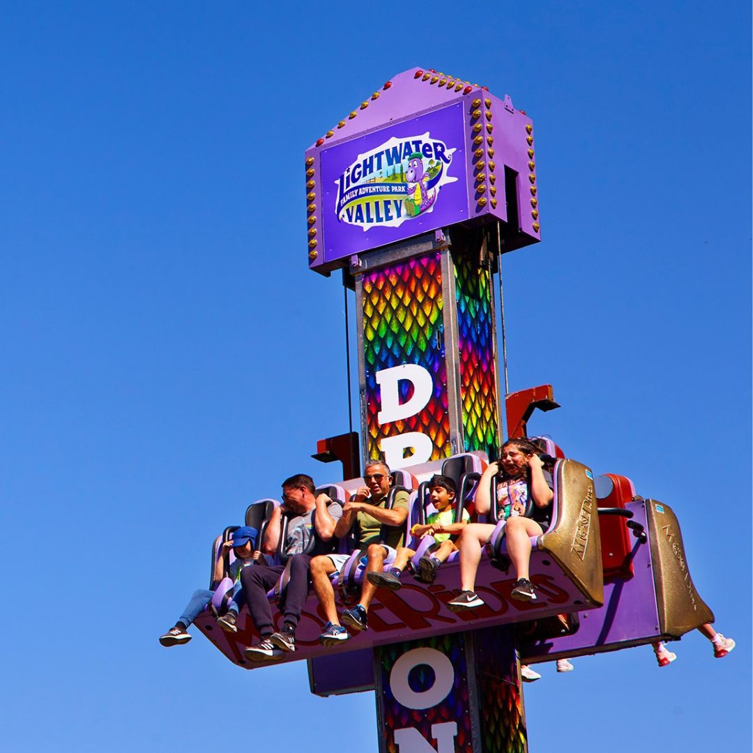 Thrill ride at Lightwater Valley