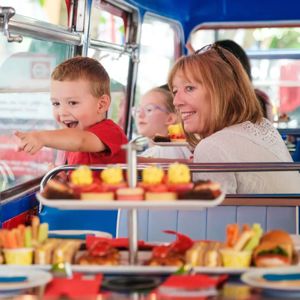 Children enjoying treats