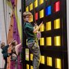 Clip ’n Climb wall at Out of Bounds