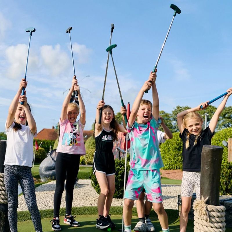Adventure golf at Out of Bounds