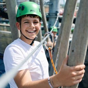 High ropes adventure at Out of Bounds