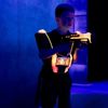 Laser Tag player at Riverside Activity Zone