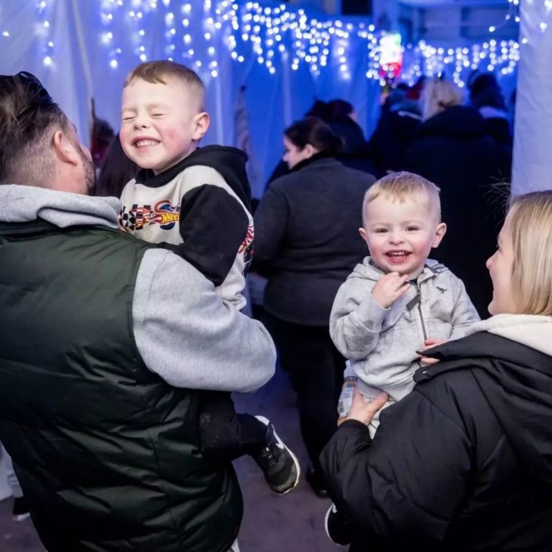 Children enjoying Santa’s Magic Workshop