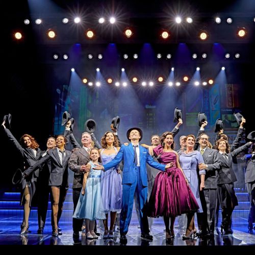 Sinatra The Musical cast on stage