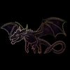 Flying dragon drone display at Sky Kingdom