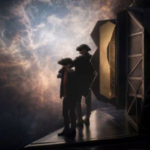 Visitors exploring Smithsonian Starstruck VR experience