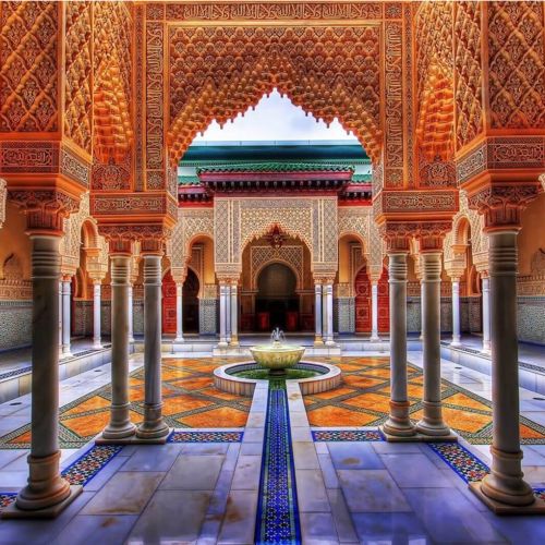 Morocco palace architecture