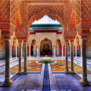 Morocco palace architecture