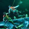 Action scene in The Hunger Games theatre show
