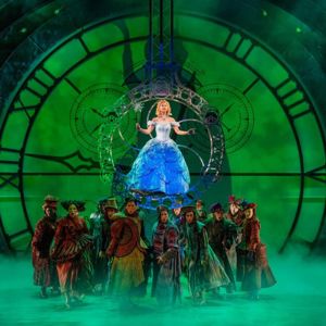 Wicked West End musical stage scene