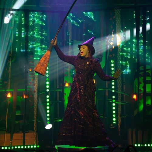Elphaba performing in Wicked the Musical