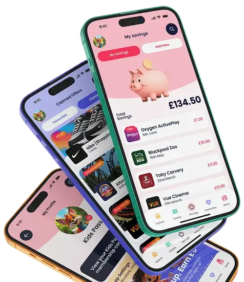 Decorative splash screen on a phone